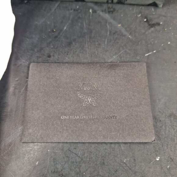 MCM Monogram Logo Print Rubber Slides Sandals Size 40 EU Womens 10 Mens 8 - Picture 14 of 14